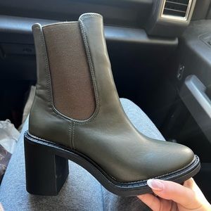 Olive Green Boots/Booties